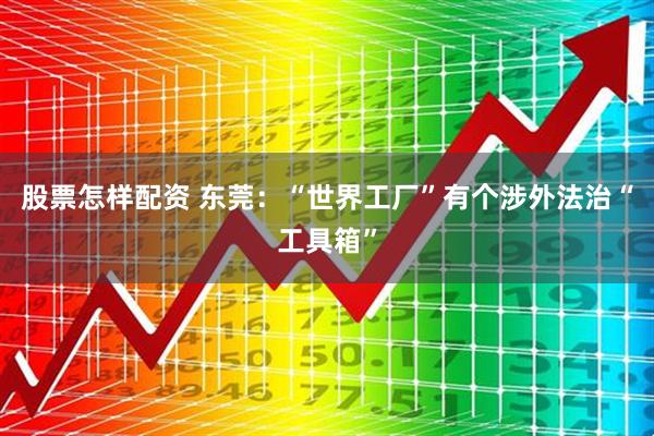股票怎样配资 东莞：“世界工厂”有个涉外法治“工具箱”
